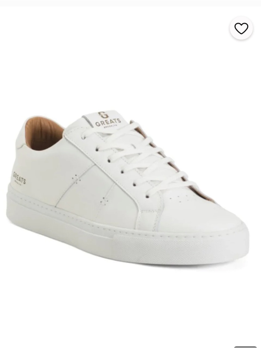 Greats Royale 2.0 White Leather Low-Top Sneakers